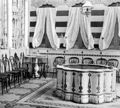 Syria.  Damascus.  Reception Room of a Wealthy Damascene's House