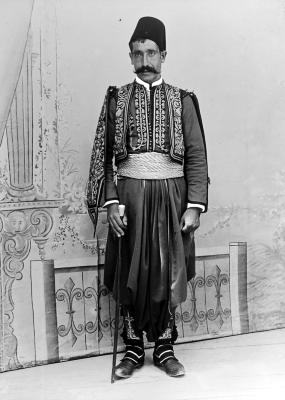 Syria.  A Kavass, or Consular Attendant.  Jerusalem