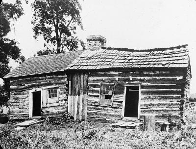 Abraham Lincoln. House In Which Thomas Lincoln Died