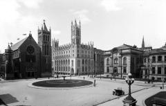 St. Mary's Cathedral, First Baptist Church, and Public Library. Syracuse, N.Y.