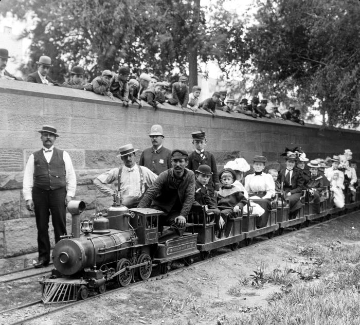 New York City. Central Park Miniature Railroad.