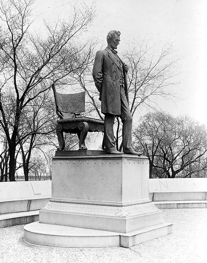 Abraham Lincoln. Statue in Lincoln Park, Illinois