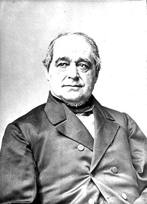 Civil War. Portrait of Hannibal Hamlin (1809-91) standing