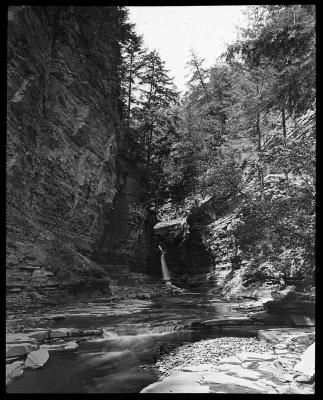 Watkins Glen: Glen Cathedral and Central Cascade. Watkins Glen N.Y.