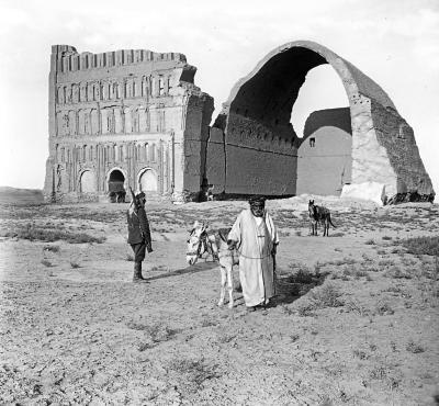 Mesopotamia.  Ctesiphon.  Ruins of Arch of Chosrau (Tak-I-Kesra)