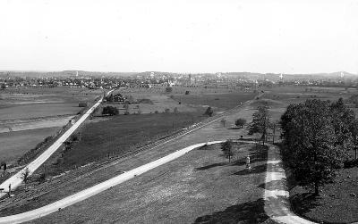 Civil War. View Southeast from Oak Hill Tower in Gettysburg