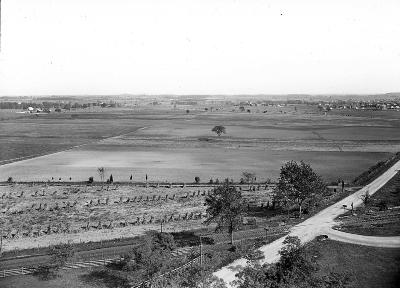 Civil War. View Northeast from Oak Hill Tower in Gettysburg