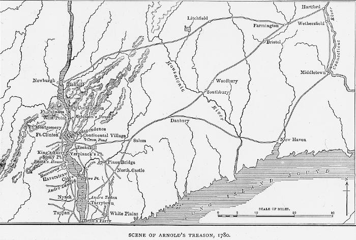 Map - Map of the Highlands of the Hudson and Connecticut