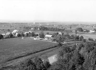 Civil War. Northwest View From Ziegler's Grove Tower in Gettysburg