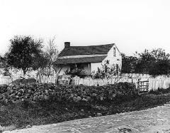 Civil War. Headquarters of General George G. Meade at Gettysburg