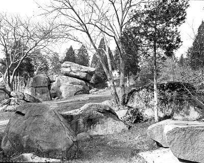 Civil War. Close View of Devil's Den in Gettysburg