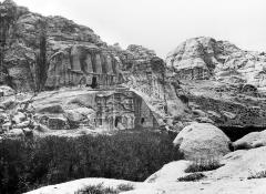 Syria.  Petra.  Roman Sanctuary, Tomb of the Obelisks