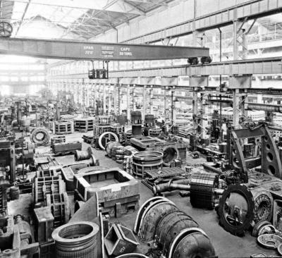 Interior of building no. 60, General Electric Works, Schenectady, NY