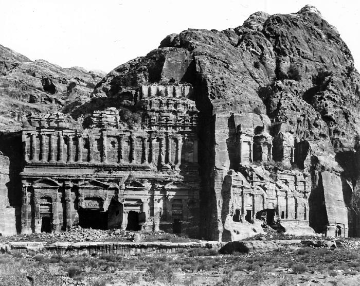 Syria.  Petra. Corinthian Tomb and Tomb with Three Stories