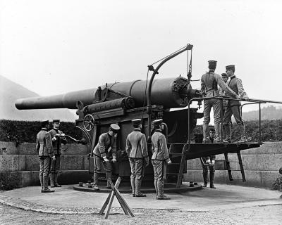 Coast Artillery, Battery Drill, U.S. Military Academy, West Point, N.Y.