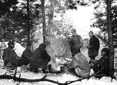 New York - Camping in Willsboro over Open Fire