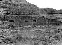 Syria.  Etra.  Theater, Near View, Orchestra; Tombs