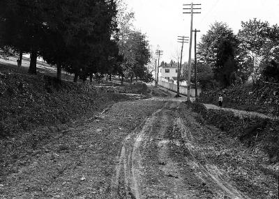 Civil War. Western Portion of Sunken Road near Fredericksburg