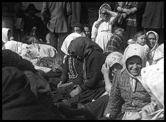 Immigrants on Deck of Steamer Awaiting Debarkation at Ellis Island