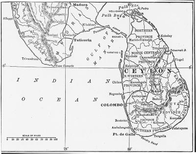 Ceylon - Map 