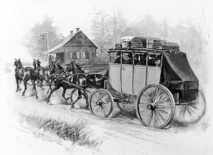 Transportation - Philadelphia Stage Coach