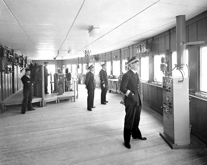 Ships - S.S. Normandie Navigation Bridge