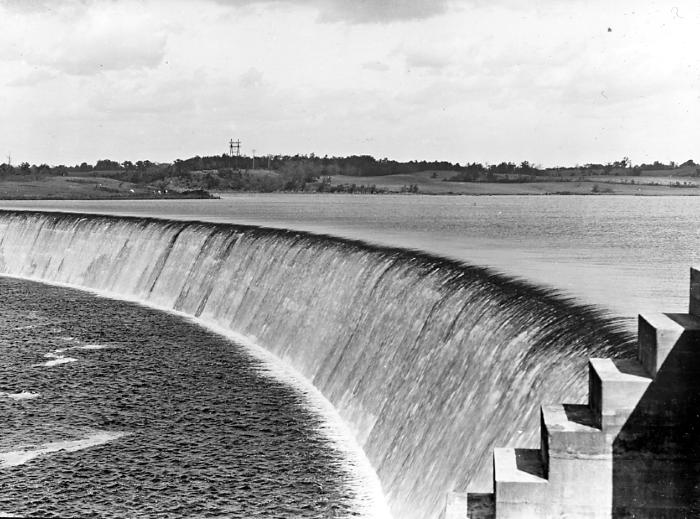 Barge Canal. Crescent Dam and Pool