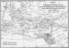 Map - Greece, Expansion of Roman Power