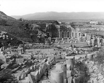 Ephesus, Asia Minor - View of Ruins from Theatre Terrace