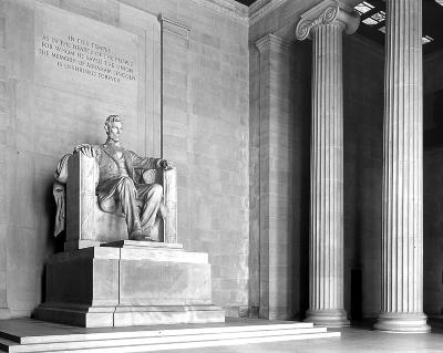 Abraham Lincoln. Lincoln Memorial Interior