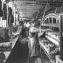 Shoemaking: Cutting soles and heels. Endicott Johnson Plant, Endicott, NY