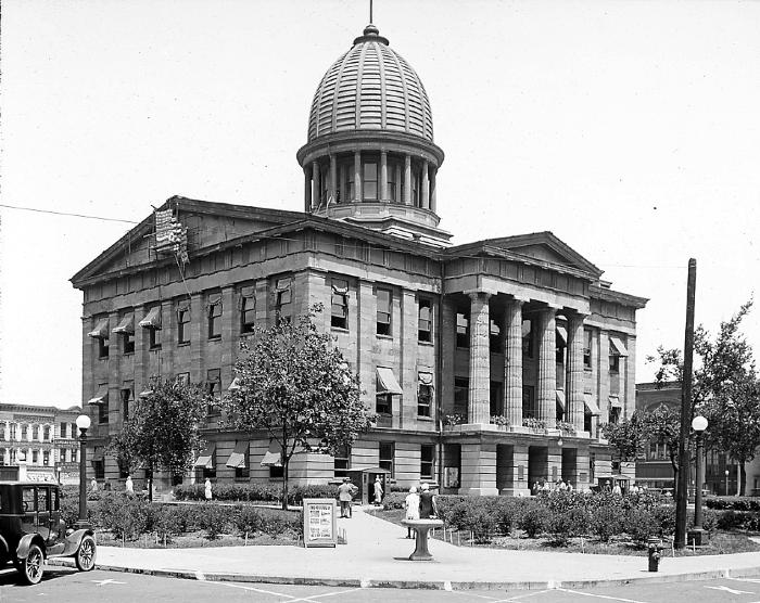 Abraham Lincoln. Representative Hall in Springfield