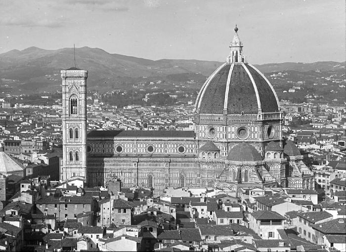 Italy.  Florence.  View North from Palazzo Vecchio