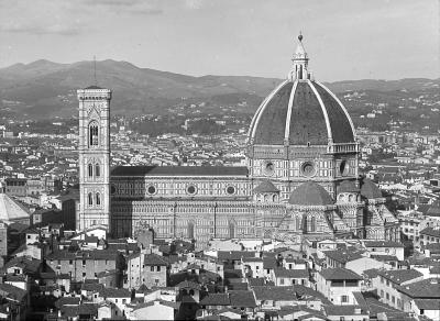 Italy.  Florence.  View North from Palazzo Vecchio