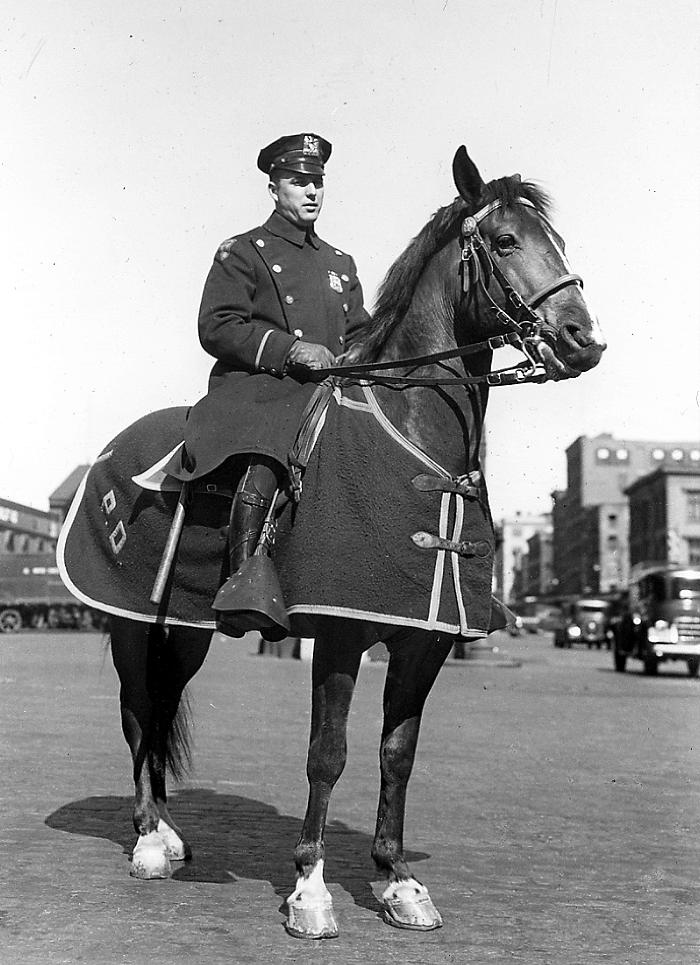 New York City. Mounted Policeman