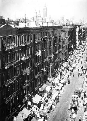 New York City. Lower East Side Tenements.