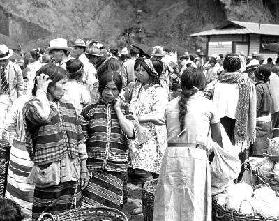 Philippine Islands.  Luzon.  Baguio.  Market Day