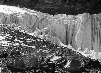 East Rongbuk Glacier depot camp, Mount Everest, Tibet