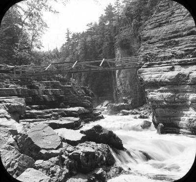 Au Sable [sic] Chasm from the Oven & foot of Jacob's Ladder