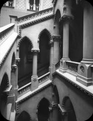 N.Y. Albany. State Capitol. Assembly Staircase