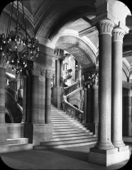 Great Western Staircase from second floor at State Capitol