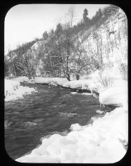 Moose River after light fall of snow