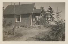 Rangers Cabin Atop Snowy Mt.