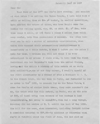 Draft letter from John A. Thomson to Elizur Goodrich [typescript]