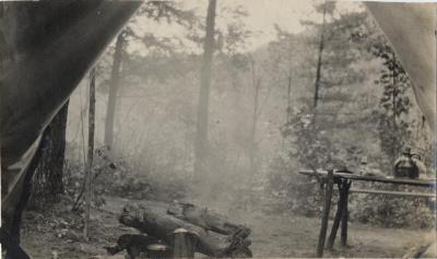 Camp along the Sacandaga River