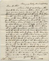 Letter from Wynkoop Kiersted to John Kiersted Jr. regarding difficulties in getting hemlock bark