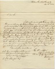 Letter to John A. Thomson from George A. Lepper