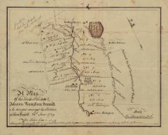 A Map of the lands of the late Johannis Trumpbour deceased