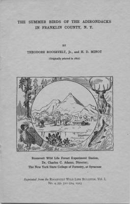The Summer Birds of the Adirondacks in Franklin County, N. Y.