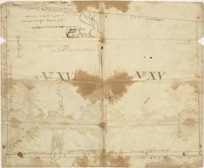 Map of Great Lots No. 15 and 16 in the Hardenbergh Patent, Sullivan County